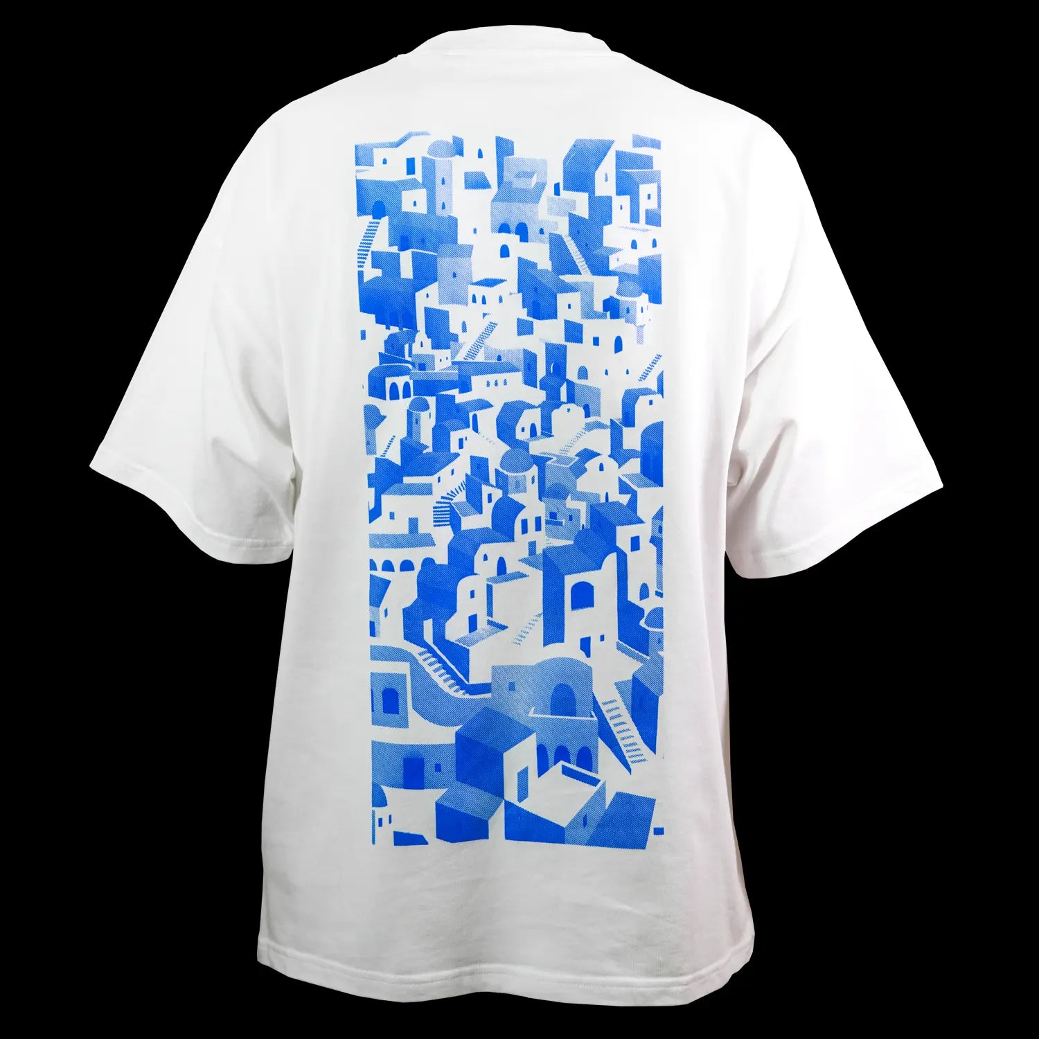 Tee-shirt Ville bleu Quelque Part